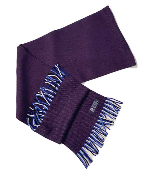 Écharpe design unisexe pur laine